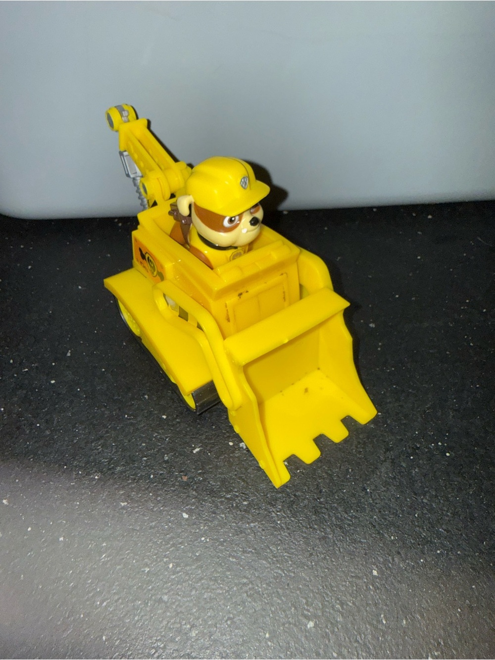 Yellow Paw Patrol Rubble Construction Loader Toy